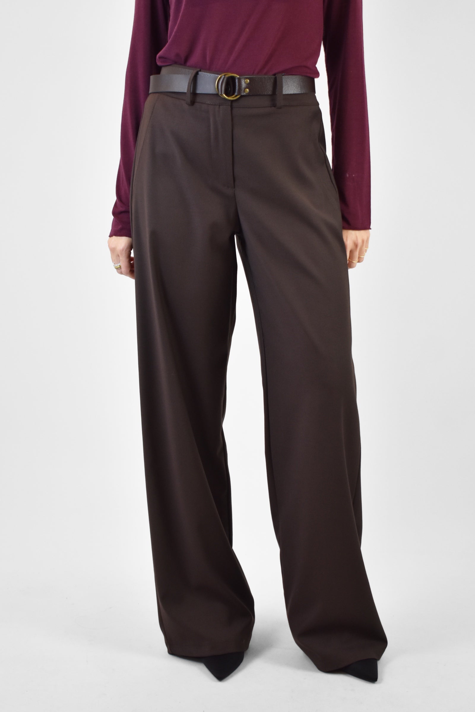 Pantalone dritto 1/2 elastico