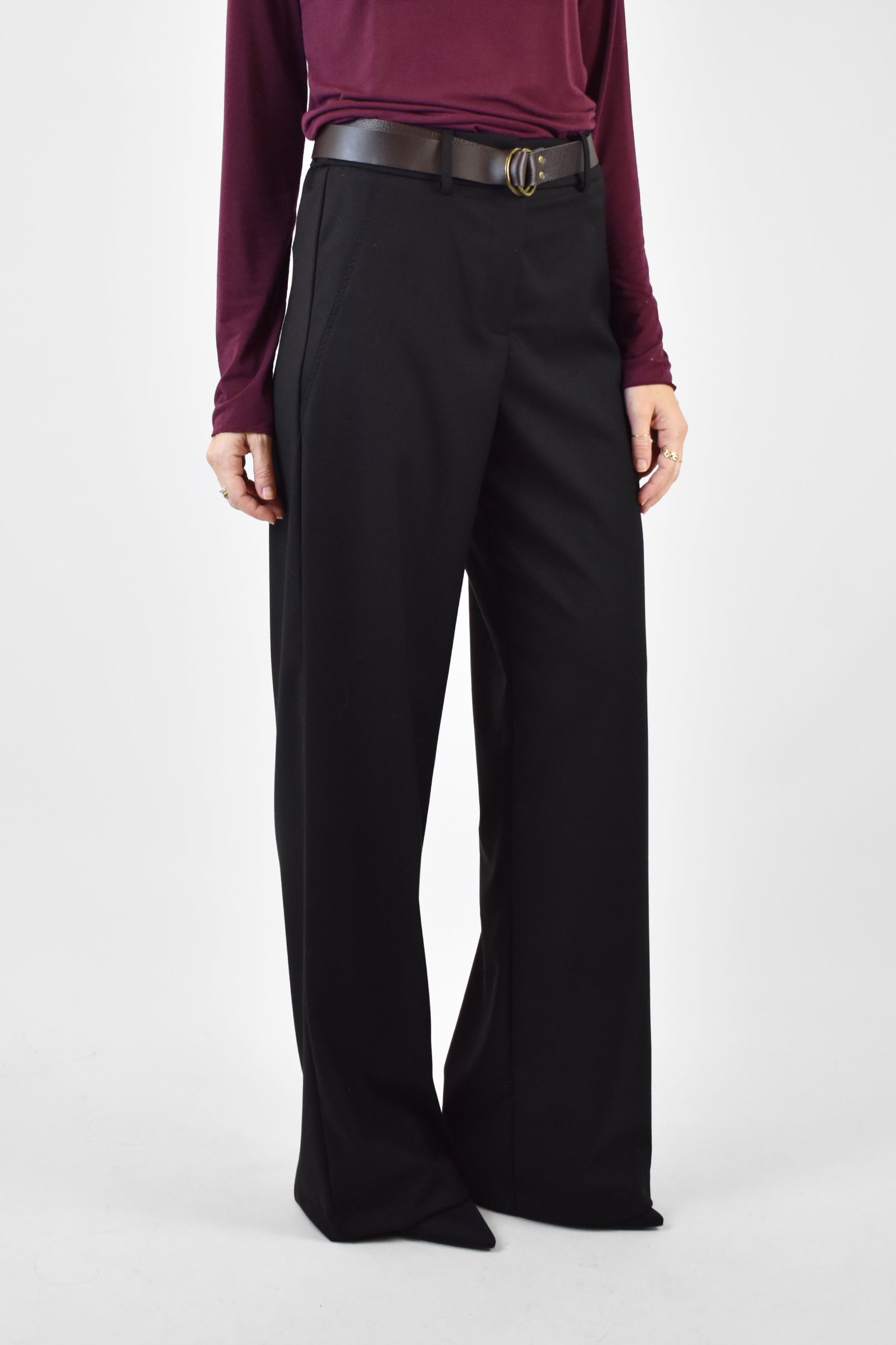 Pantalone dritto 1/2 elastico