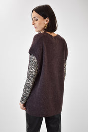 Gilet V lana e alpaca