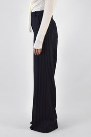 Pantalone palazzo gessato