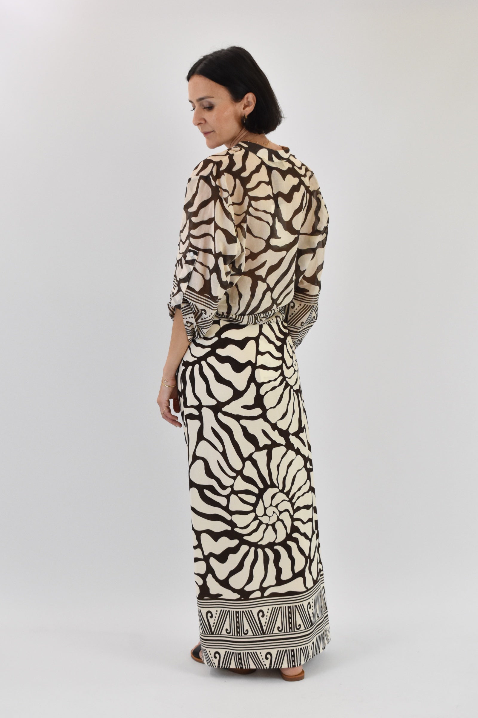 Camicia fantasia mussola