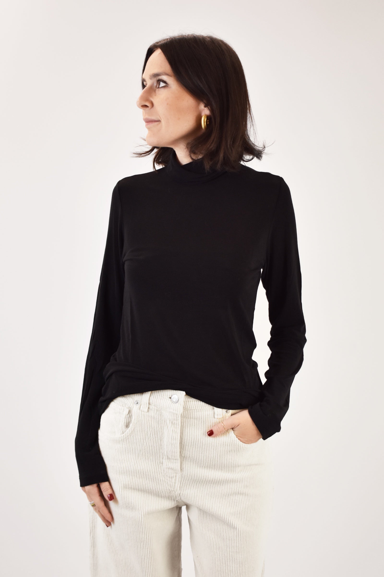 Lupetto misto cachemire