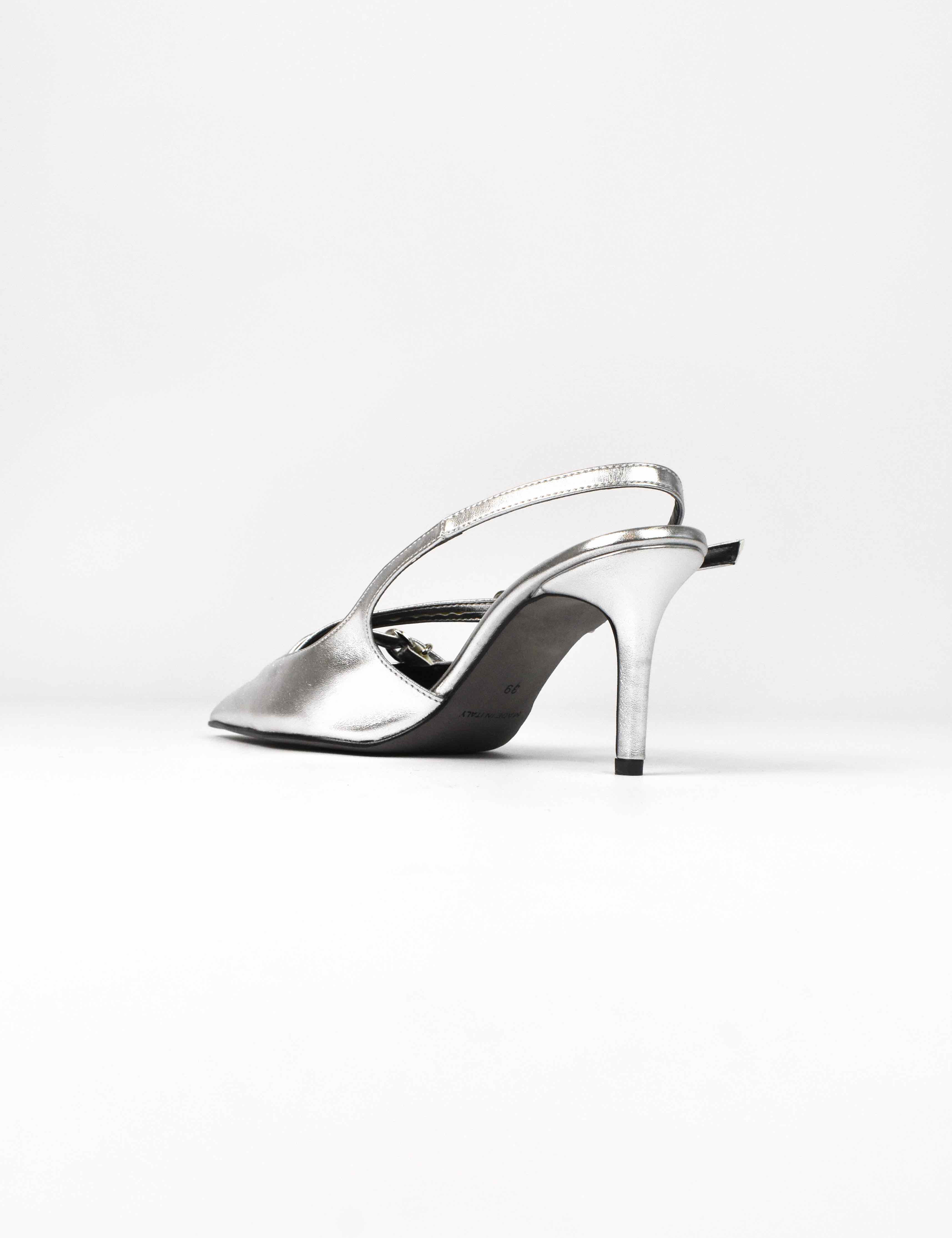 Slingback 3 fibbie laminata
