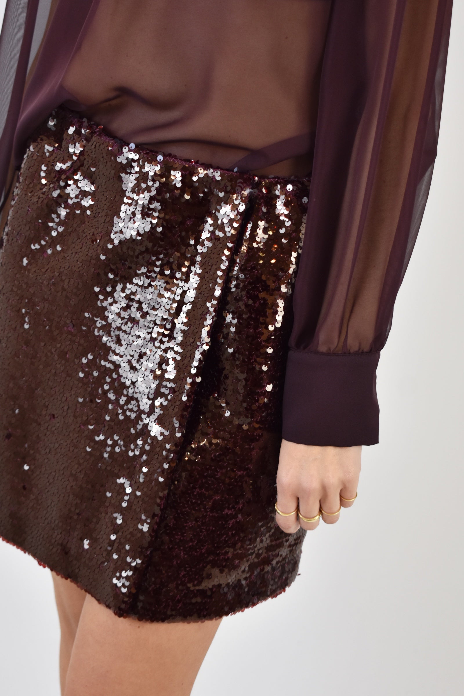 Minigonna paillettes