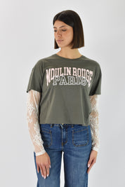 T-shirt pizzo MOULINROUGE