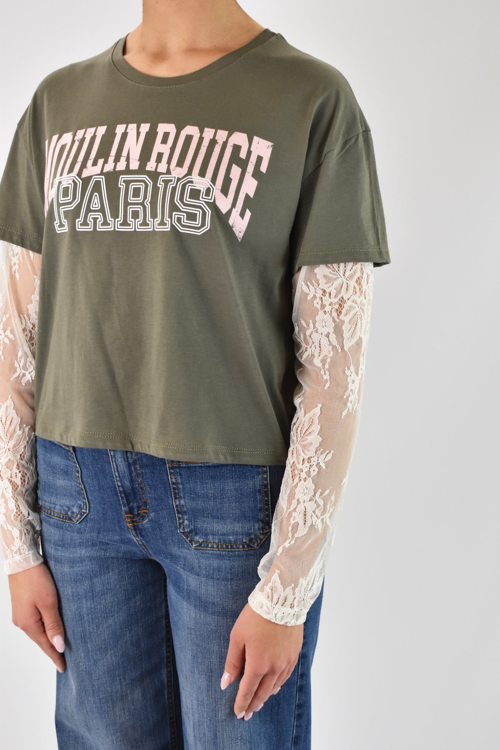 T-shirt pizzo MOULINROUGE