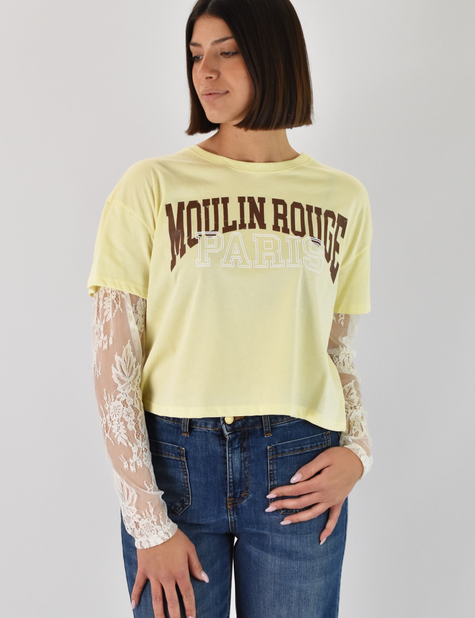 T-shirt pizzo MOULINROUGE
