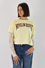 T-shirt pizzo MOULINROUGE