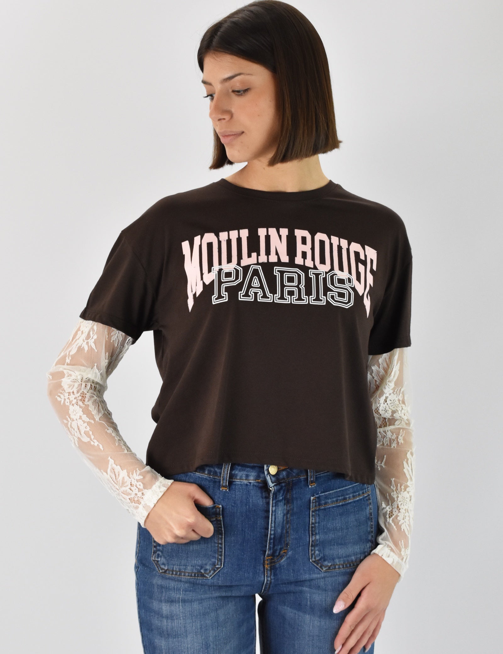 T-shirt pizzo MOULINROUGE