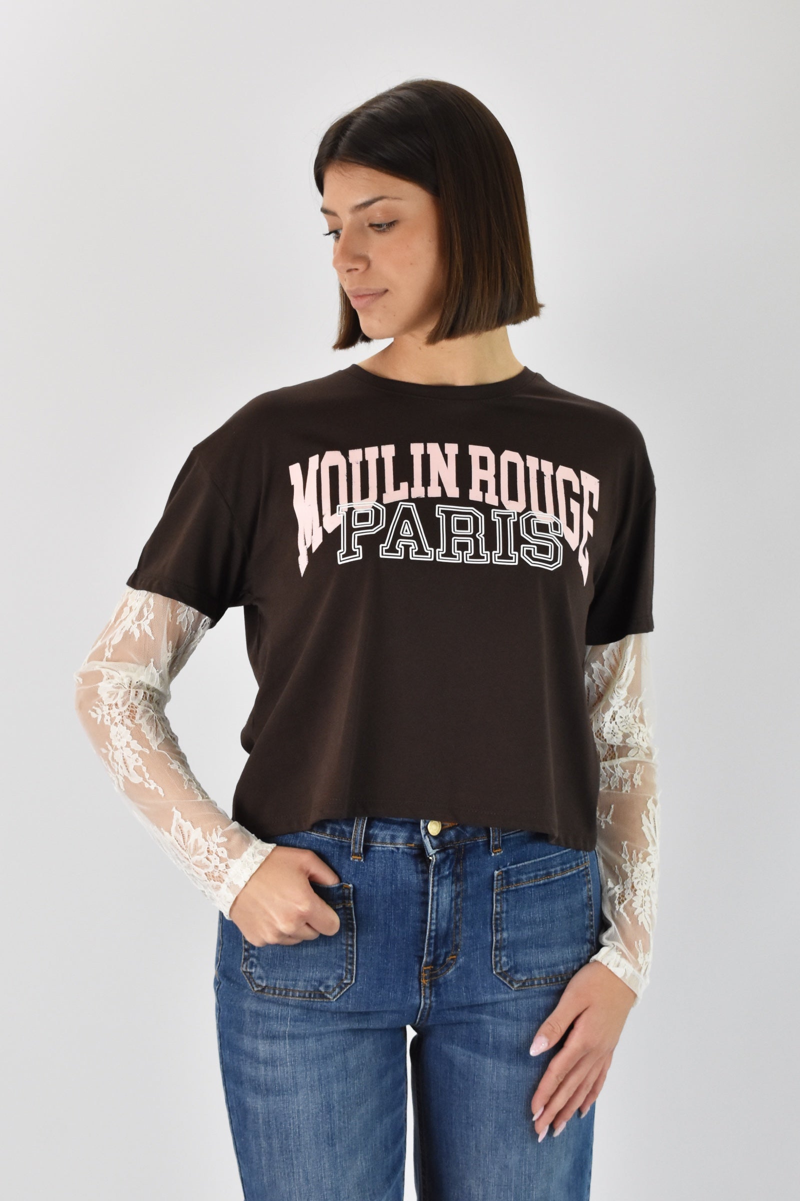 T-shirt pizzo MOULINROUGE