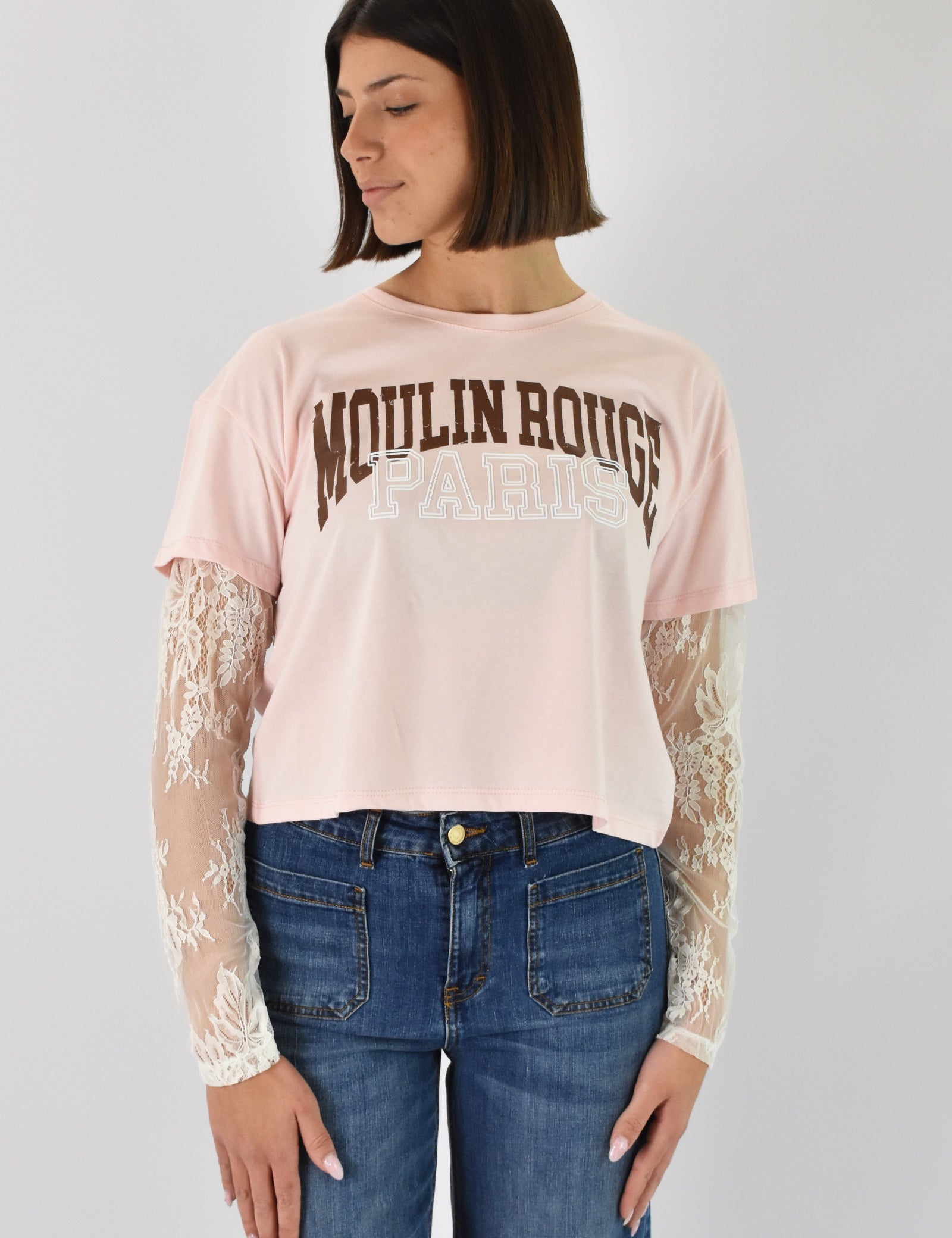 T-shirt pizzo MOULINROUGE