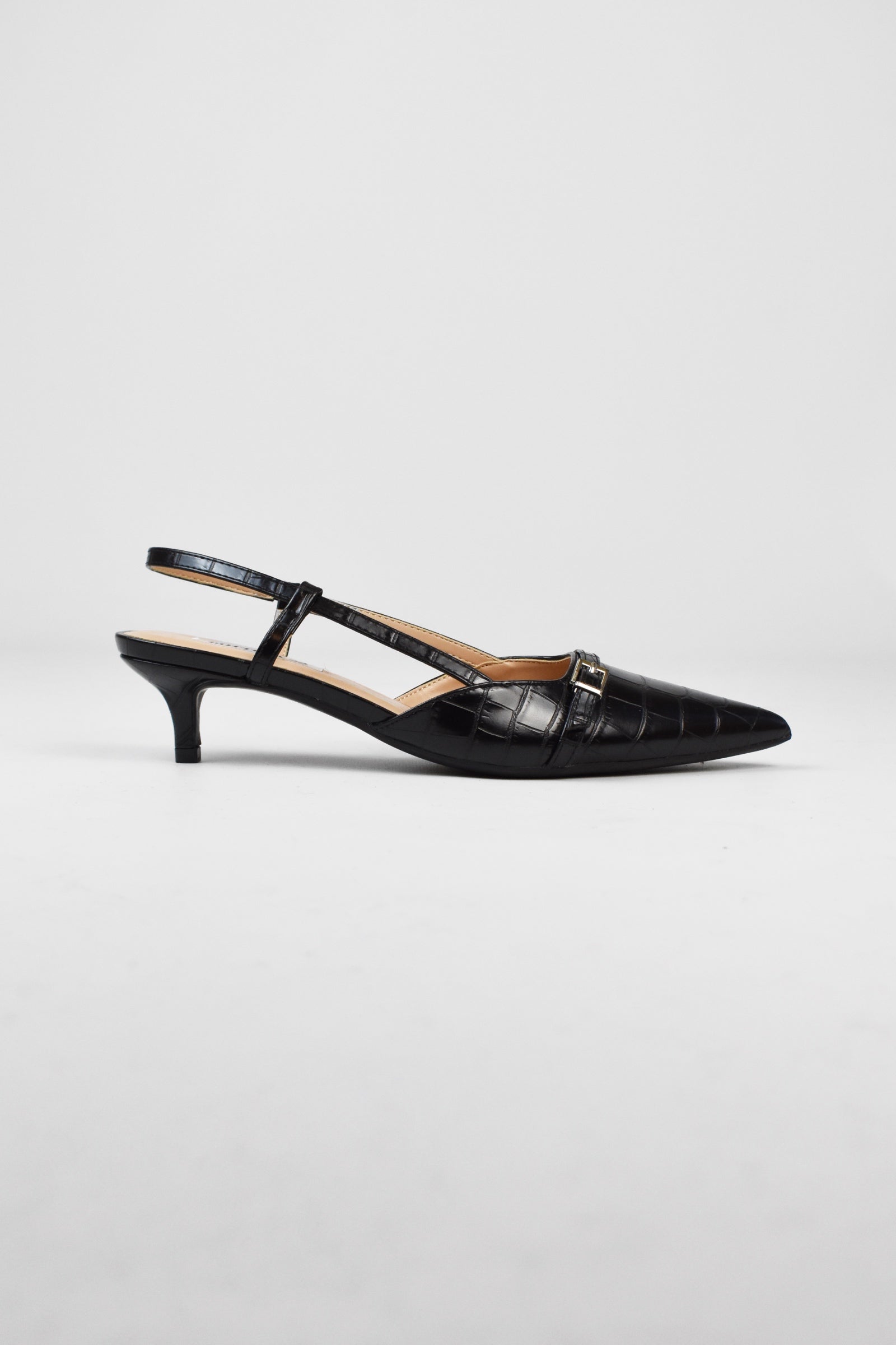 Decolleté slingback cocco