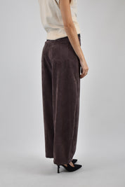 Pantalone balloon velluto