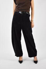 Pantalone balloon velluto