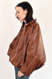 Bomber con arricciature