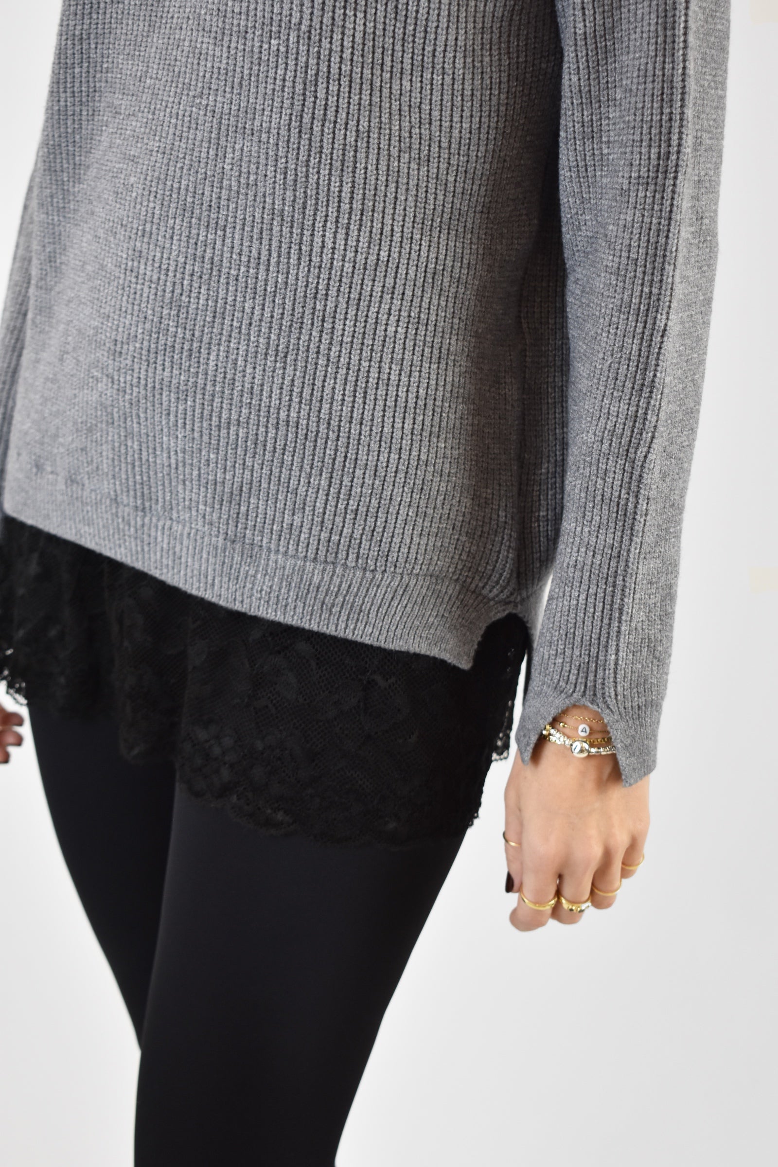 Maglia girocollo lingerie