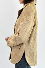 Giacca doppiopetto ricamata