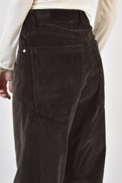 Pantalone maxi tasca velluto