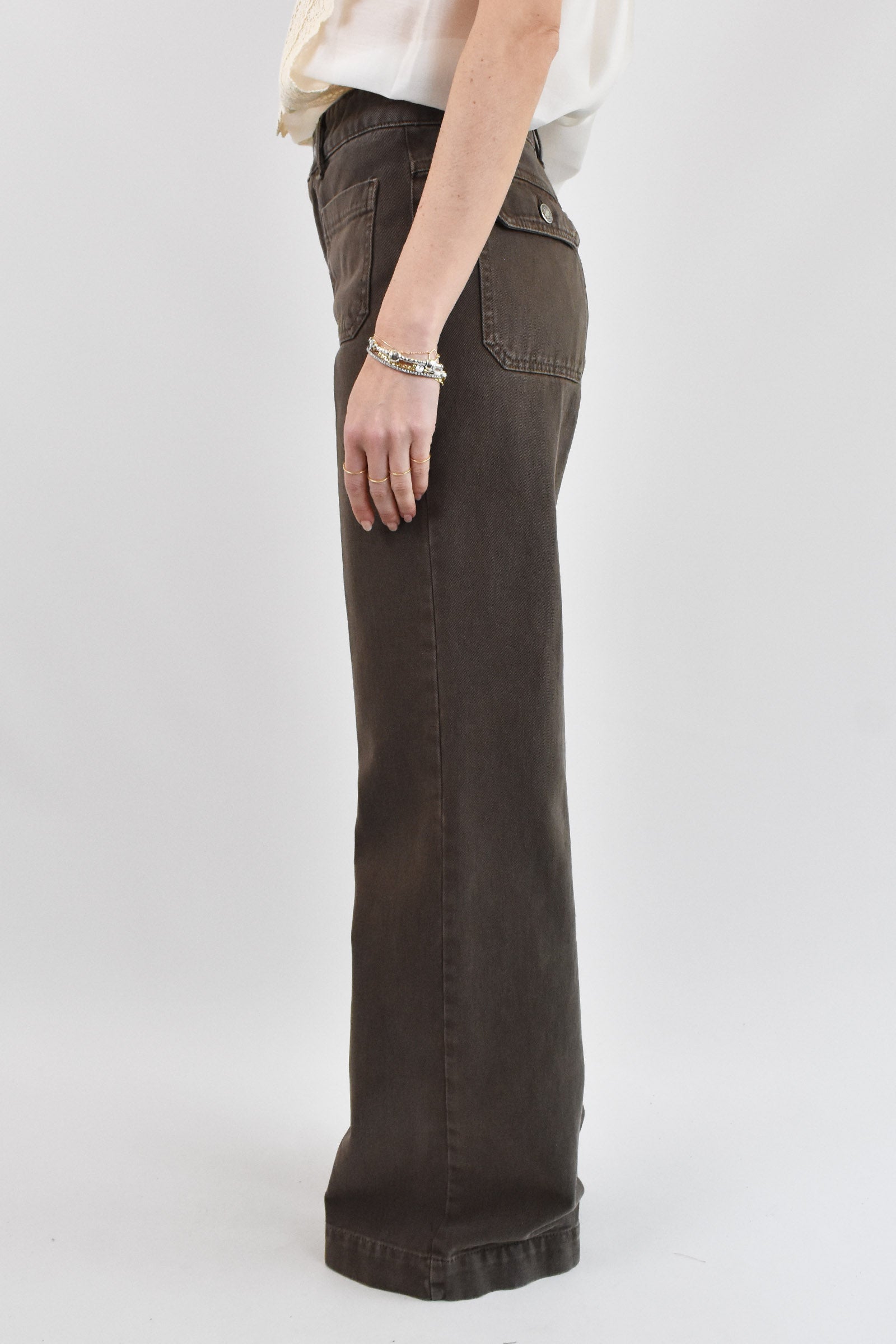 Pantalone tasche frontali