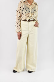 Pantalone largo 5 tasche