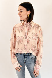 Camicia con rose