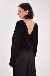 Maglia schiena scollo gronda