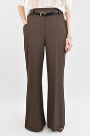 Pantalone palazzo con cintura