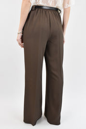 Pantalone palazzo con cintura