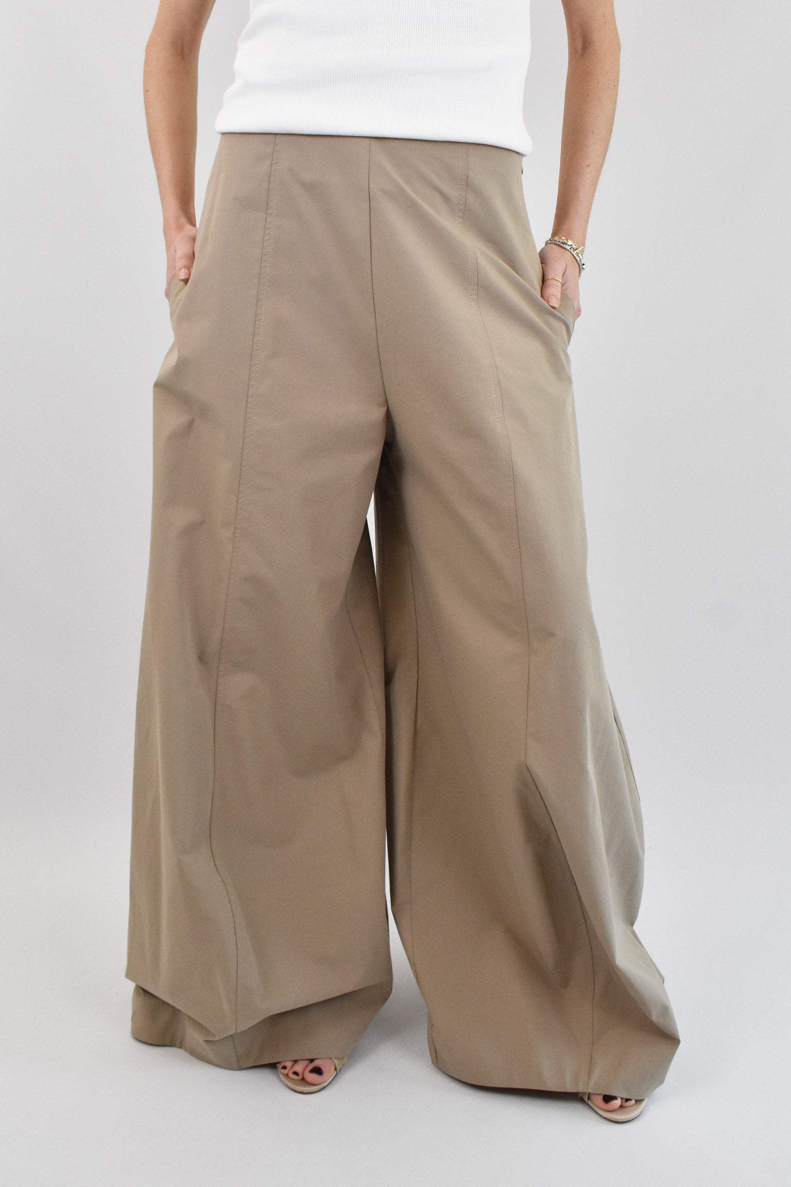 Pantalone balloon cotone