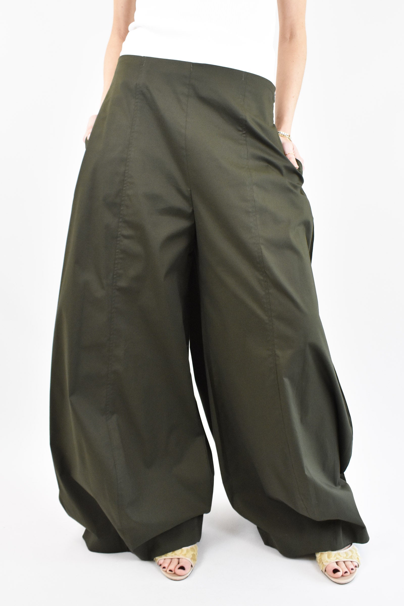 Pantalone balloon cotone