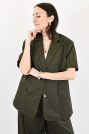 Giacca over manica corta