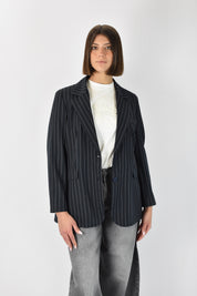 Blazer gessato bandana