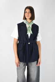 Gilet con cintura e bandana