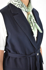 Gilet con cintura e bandana