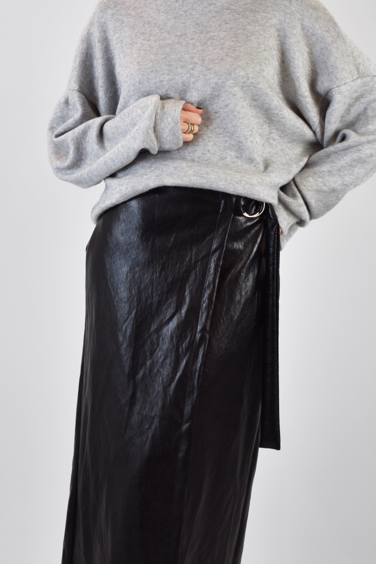 Gonna pannello ecopelle