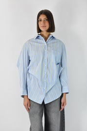 Camicia righe con ripresa