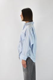 Camicia righe con ripresa