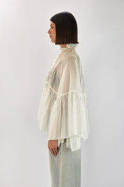 Blusa mantella mussola