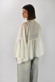 Blusa mantella mussola