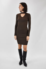 Abito costine cut out