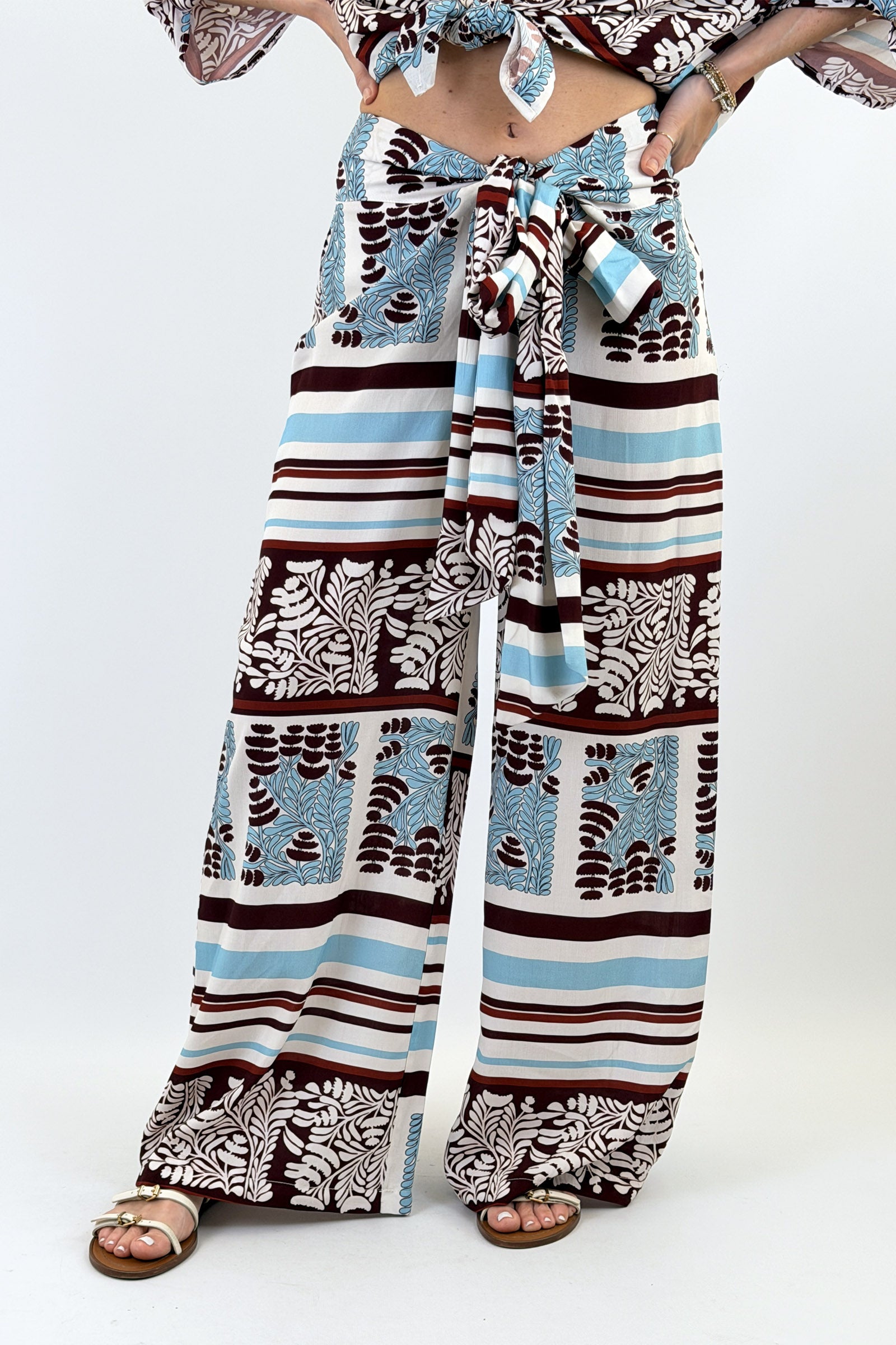 Pantalone fantasia fusciacca