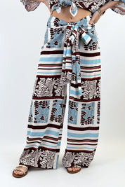 Pantalone fantasia fusciacca
