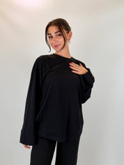 Maglia manica ampia bottoncini