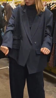 Giacca over asimmetrica