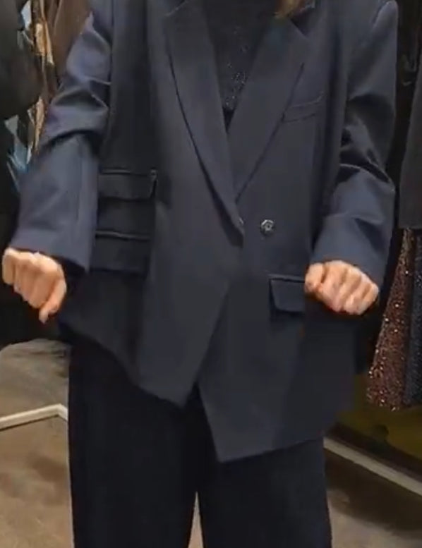 Giacca over asimmetrica