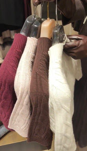 Lupetto trecce 60% lana merino