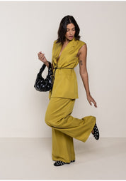 Pantalone ampio pinces