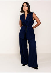 Pantalone ampio pinces