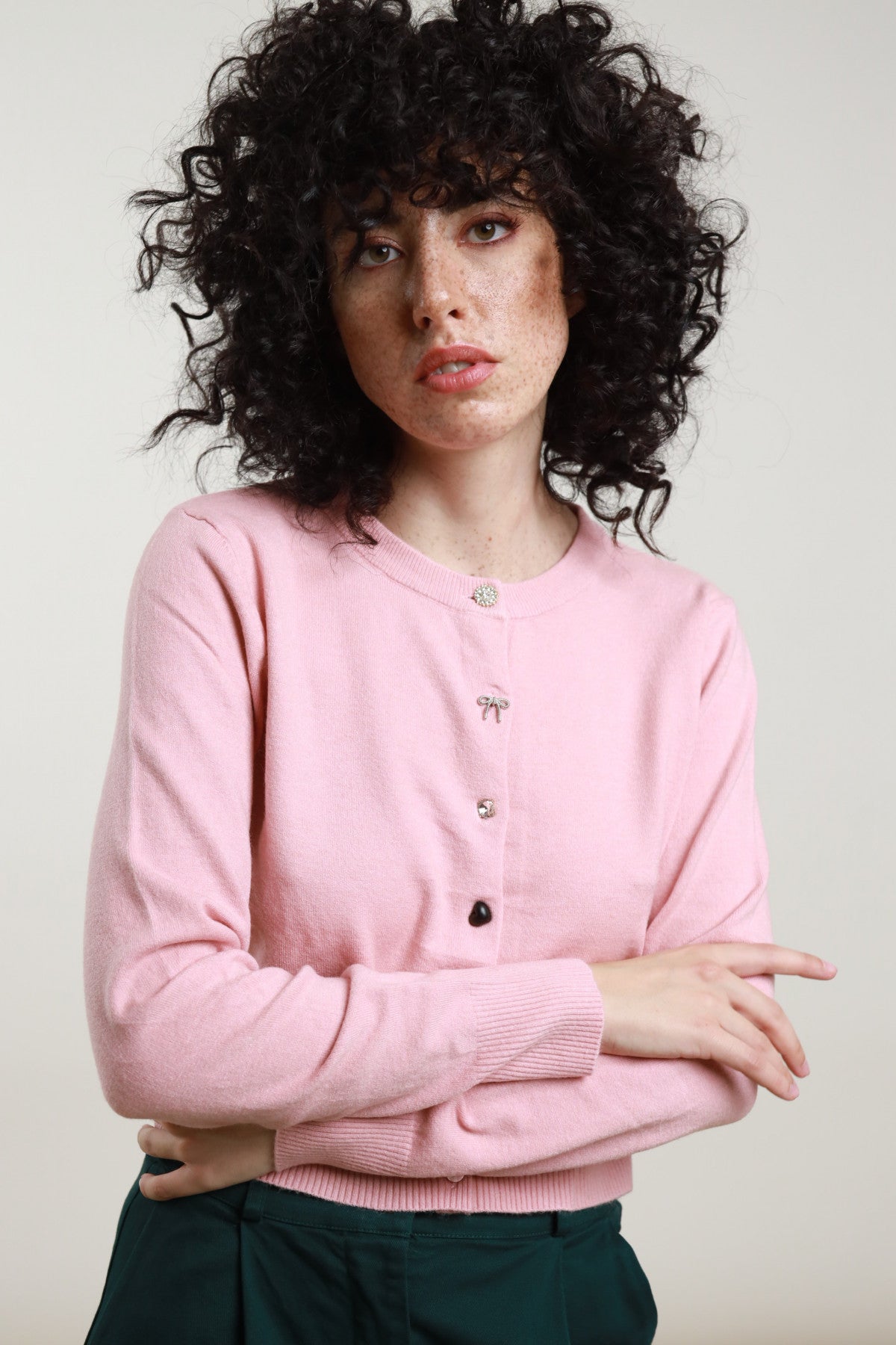 Cardigan fiocchetti gioiello