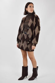 Minigonna quadri mistolnana